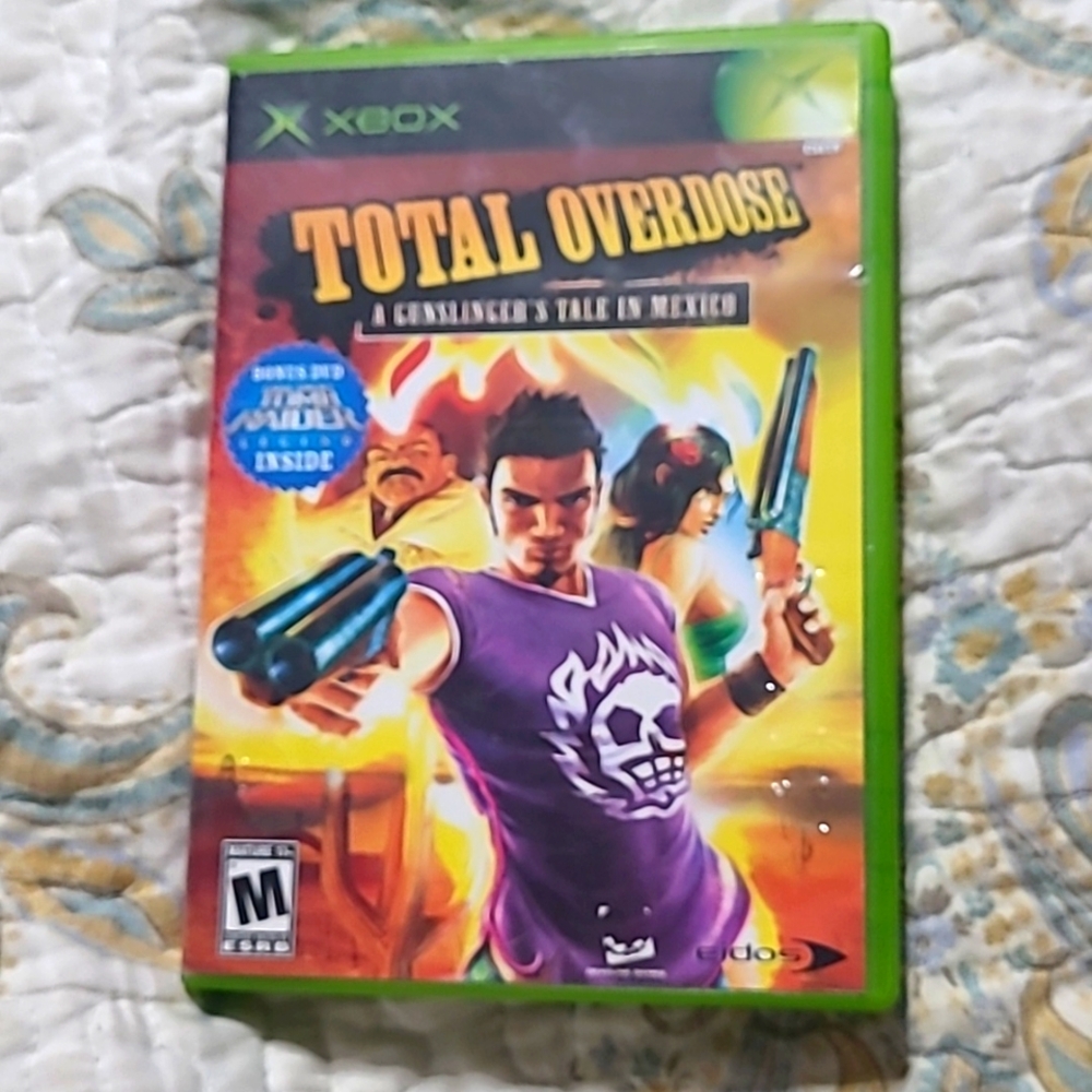 Xbox game Total Overdose +bonus Tomb Raider